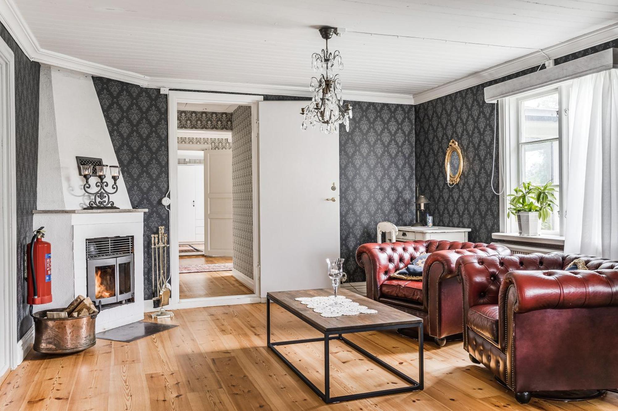 Stubbegarden - Unique Swedish Style With Fireplace Вадстена Экстерьер фото